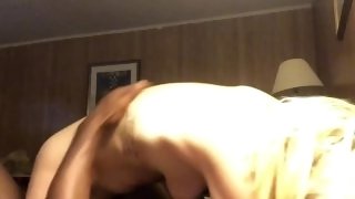 Sexy White Girl Riding Her BBC Boyfriend Passionately Cute MILF Has Multiple Screaming Orgasms!