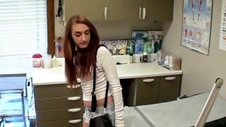 Freshman Ami Rogue Gets Hitachi Magic Wand Orgasms By Doctor Tampa During Physical 4 College
