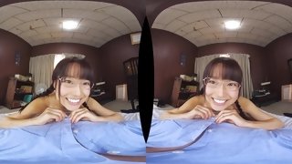 Deviant asian teen breathtaking VR movie